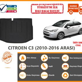 Citroen C3 2010-2016 Halı Bagaj Havuzu