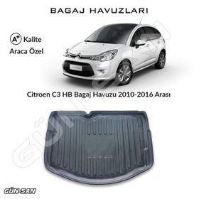 Citroen C3 Hb 2010-2016 3d Bagaj Havuzu