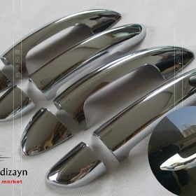 Citroen C3 İçin 2010 2016 4 Kapı Krom Kapı Kolu