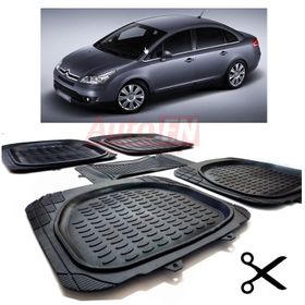 Citroen C4 2004-2010 Seti 3D Havuzlu Paspas