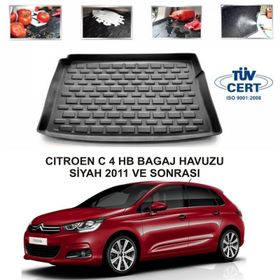 Citroen C4 2010-2015 3D Bagaj Havuzu