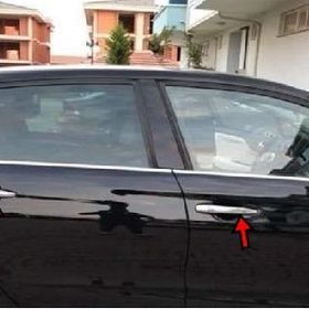 Citroen C4 2010 Üzeri Paslanmaz Çelik 4 Kapı Krom Kapı Kolu