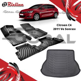 Citroen C4 2011 ve Sonrası Paspas ve Bagaj Havuzu