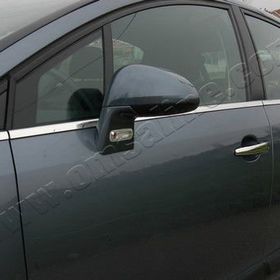 Citroen C4 Hb 2004-2010 8 Parça Paslanmaz Çelik Cam Çıtası