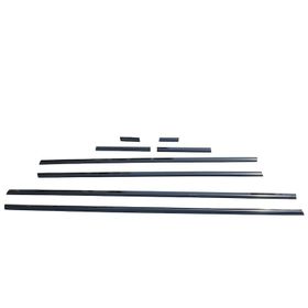 Citroen C4 Hb 2004-2010 8 Parça Paslanmaz Çelik Cam Çıtası