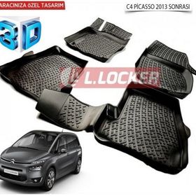 Citroen C4 Picasso 2013 Sonrası 3D Havuzlu Paspas