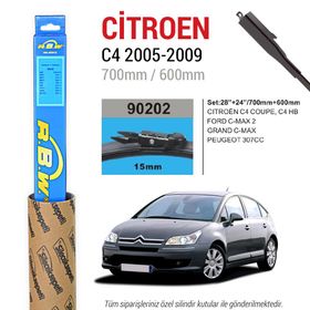 Citroen C4 RBW 2005-2009 Muz Silecek Takımı