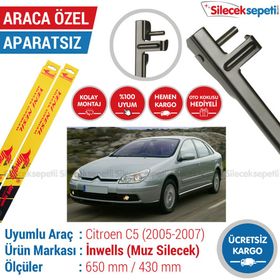 Citroen C5 2005-2007 Muz Silecek Takımı