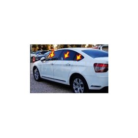 Citroen C5 2008 Üzeri Paslanmaz Çelik 6 Parça Krom Cam Çıtası