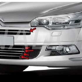 Citroen C5 5 Parça 2008 Üzeri Krom Ön Tampon Çıtası