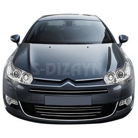 Citroen C5 5 Parça 2008 Üzeri Krom Ön Tampon Çıtası