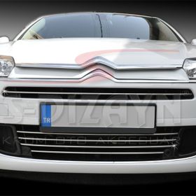 Citroen C5 5 Parça 2008 Üzeri Krom Ön Tampon Çıtası