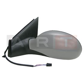 Citroen C5 Elektrikli Isıtmalı Astarlı Mavi Cam Asferik Sol 2001-2008 Ayna