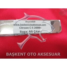 Citroen C5 Formlu 2008 Üzeri Krom Bagaj Alt Çıtası