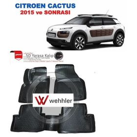 Citroen Cactus Uyumlu 3d Havuzlu Oto Paspas Seti