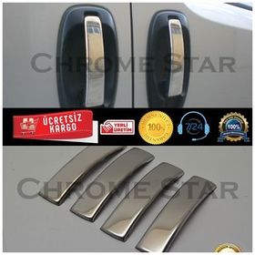 Citroen Nemo 2008 Üzeri 5 Kapı Paslanmaz Çelik Krom Kapı Kolu