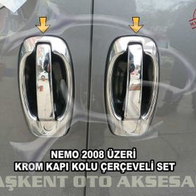 Citroen Nemo 8 Parça Paslanmaz Çelik 4 Kapı Krom Kapı Kolu