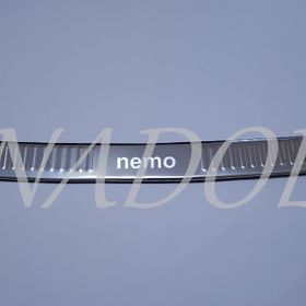 Citroen Nemo Arka Paslanmaz Çelik Krom Tampon Eşiği