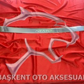 Citroen Nemo Arka Paslanmaz Çelik Krom Tampon Eşiği