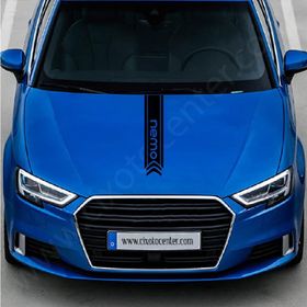 Citroen Nemo Kaput Şerit Sticker