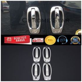 Citroen Nemo Takımı 4kapı 8prç Paslanmaz Çelik Krom Kapı Kolu