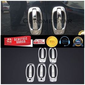 Citroen Nemo Takımı 5kapı 10prç Paslanmaz Çelik Krom Kapı Kolu