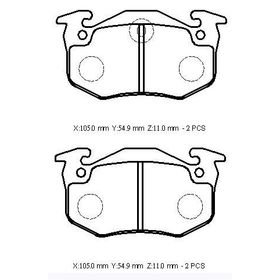 Citroen Xsara Picasso 2001/2008 229x230x71x66 Arka Fren