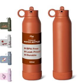Citron 1060872 500 ml Brick 3 Katmanlı Beyaz Paslanmaz Çelik Termos Seti