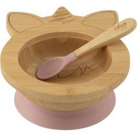 Citron 1073704 Unicorn Vakum Tabanlı Organik Bambu Kase Seti
