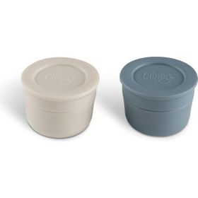 Citron 1196816 Light Gray Dusty Blue Mini 2'li Sos Kapları