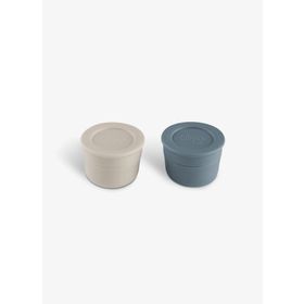 Citron 1196816 Light Gray Dusty Blue Mini 2'li Sos Kapları