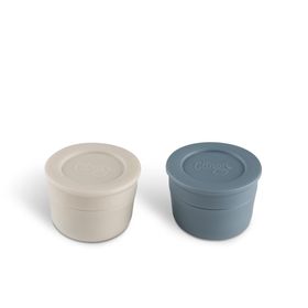 Citron 1196816 Light Gray Dusty Blue Mini 2'li Sos Kapları