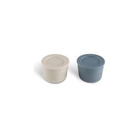 Citron 1196816 Light Gray Dusty Blue Mini 2'li Sos Kapları