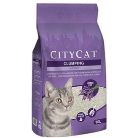 City Cat Lavanta Kokulu 10 lt Topaklanan Kedi Kumu