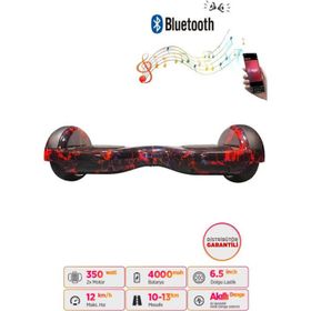 Citymate Elektrikli 6.5 inç Grafity Desenli Akıllı Denge Hoverboard
