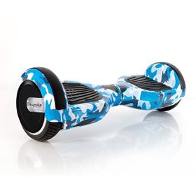 Citymate Elektrikli Kaykay 6.5 Mavi Kamuflaj Grafity Desenli Akıllı Hoverboard
