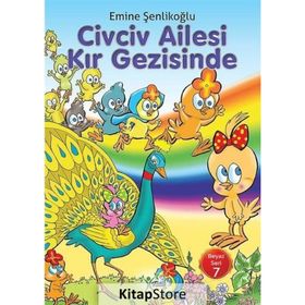 Civciv Ailesi Kır Gezisinde-Beyaz Seri 7 - Emine Şenlikoğlu