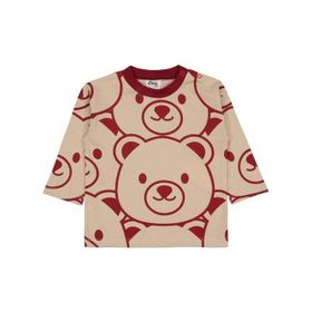 Civil Ayıcıklar Baskılı 6-18 Ay Bordo Bebek Sweatshirt
