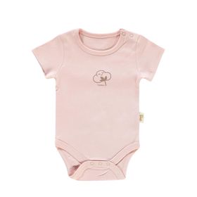 Civil Baby 0-18 Ay Pembe Çıtçıtlı Bebek Body
