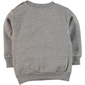 Civil Baby 6-18 Ay Gri Erkek Bebek Sweatshirt