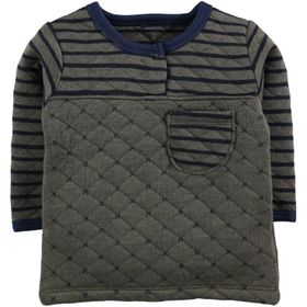 Civil Baby 6-18 Ay Haki Erkek Bebek Sweatshirt