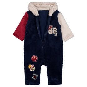 Civil Baby 96 Nakışlı 6-18 Ay Lacivert Tulum