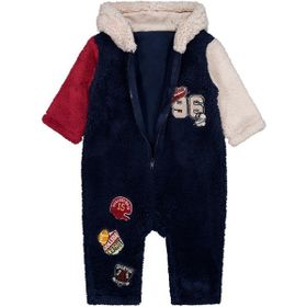 Civil Baby 96 Nakışlı 6-18 Ay Lacivert Tulum