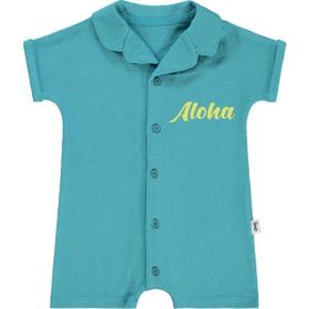 Civil Baby Aloha Baskılı 6-18 Ay Yeşil Tulum