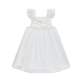 Civil Baby Askılı Tüllü 6-18 Ay Ekru Elbise