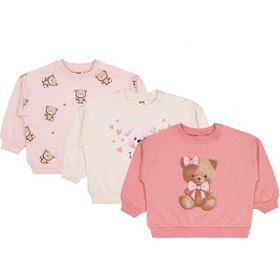 Civil Baby Ayıcık Baskılı 3'lü Set 6-18 Ay Sweatshirt