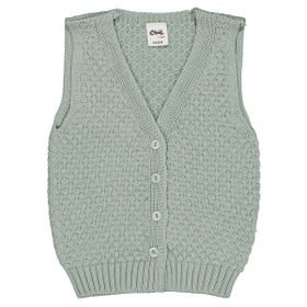 Civil Baby Baklava Desen 6-18 Ay Haki Yelek