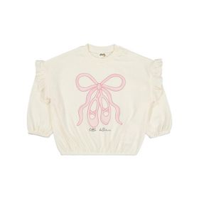 Civil Baby Balerin Ayakkabı 6-18 Ay Ekru Sweatshirt