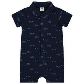 Civil Baby Balık Empirme 6-18 Ay Lacivert Tulum