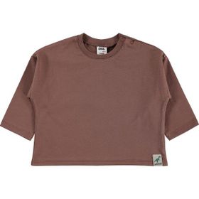 Civil Baby Basic 6-18 Ay Koyu Kahve Sweatshirt